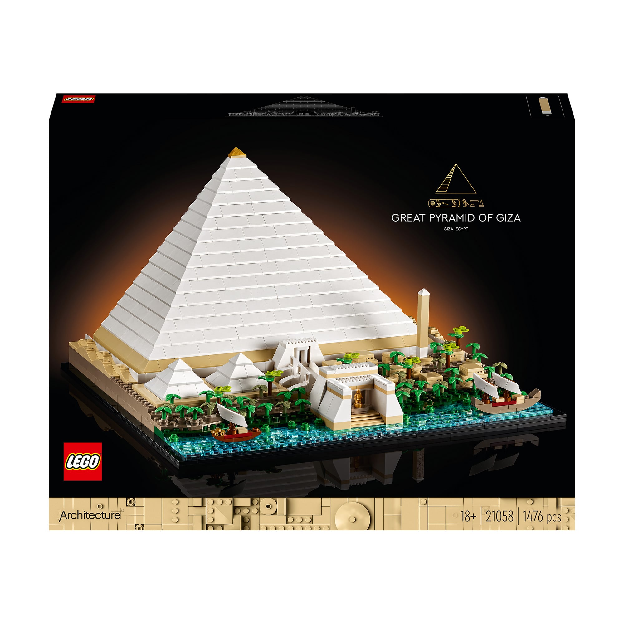 Конструктор LEGO Star Wars Architecture Піраміда Хеопса, 1476 деталей, від 18 років (21058)